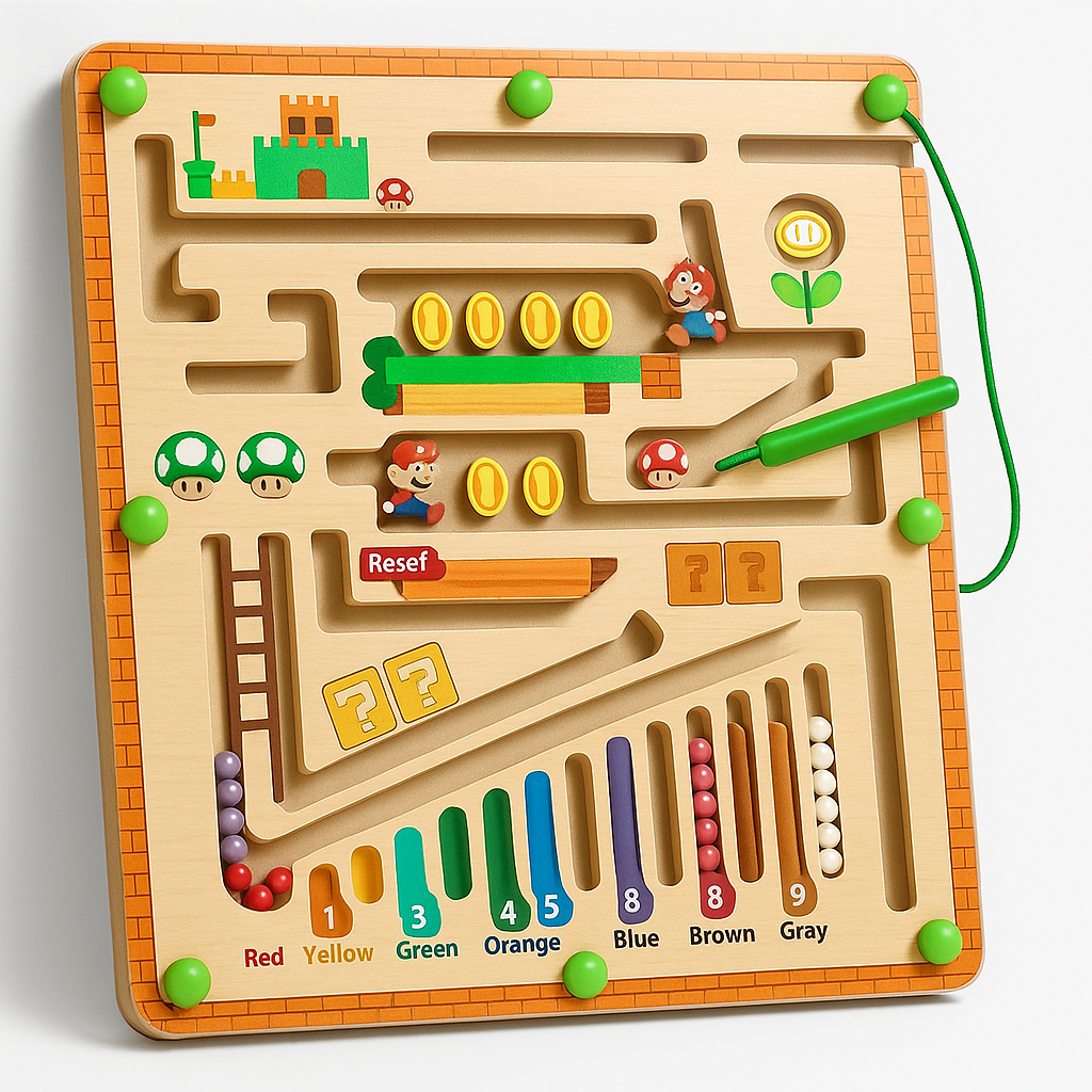Magnetic Maze Puzzle for Kids β Logic & Focus Training Toy (Ages 3β6)