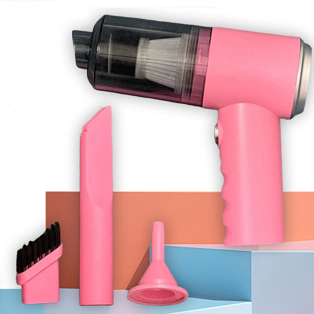 3-in-1 Mini Vacuum Cleaner – Suction & Blowing Combo