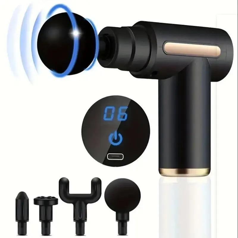 Mini Muscle Massage Gun β Deep Tissue Percussion Massager (Rechargeable)