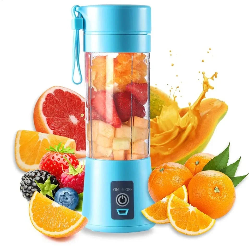 Portable USB Mini Blender β 6-Blade Juicer for Smoothies & Shakes
