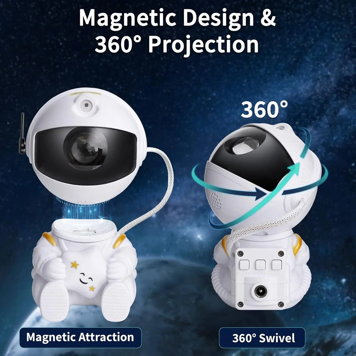 Galaxy Astronaut Projector Lamp