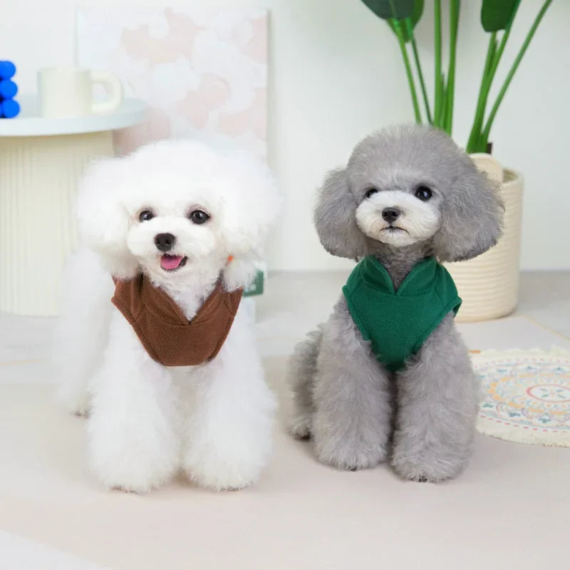 Fleece Dog Sweater β Soft, Warm & Stylish for Small Dogs (Autumn/Winter Wear)