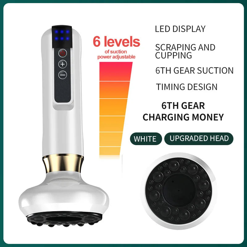 Electric Cupping & Gua Sha Massager – Infrared Slimming & Pain Relief Therapy
