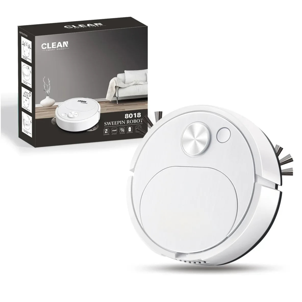Mini Smart Sweeping Robot β 3-in-1 USB Vacuum Cleaner