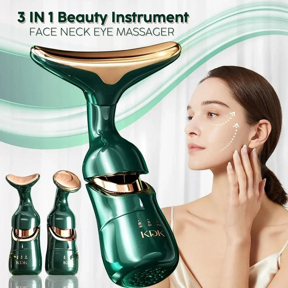 3-in-1 Facial Lifting & Skin Tightening Massager