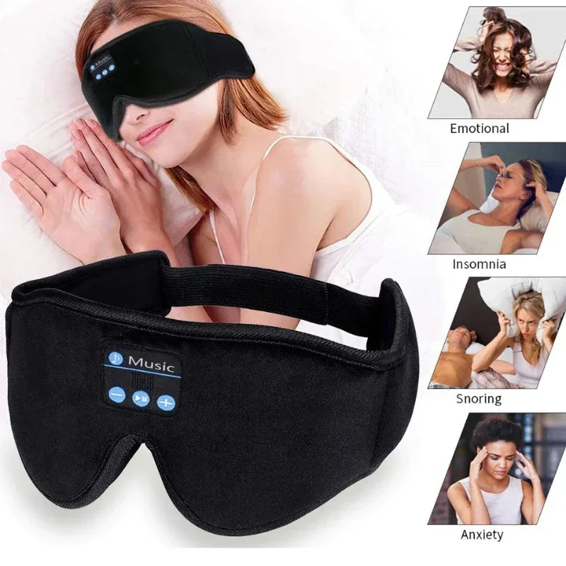 3D Sleep Mask with Bluetooth Headphones β Music + Comfort