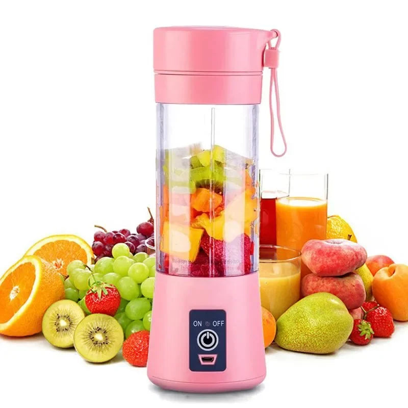 Portable USB Mini Blender β 6-Blade Juicer for Smoothies & Shakes
