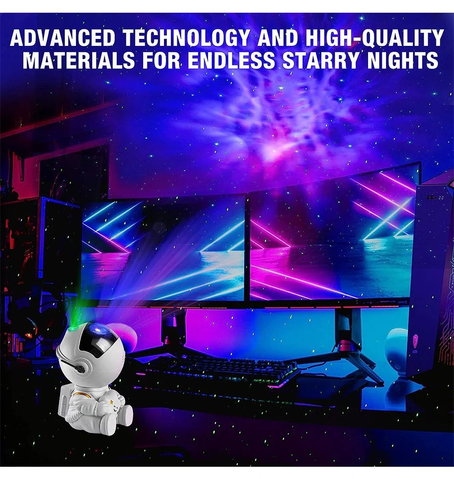 Galaxy Astronaut Projector Lamp