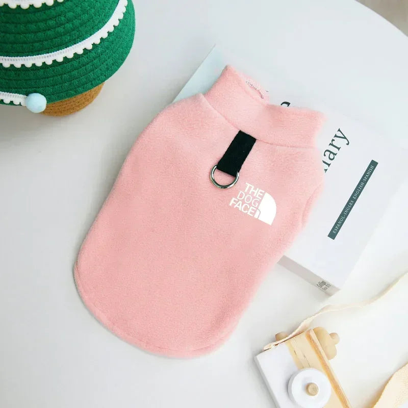 Fleece Dog Sweater β Soft, Warm & Stylish for Small Dogs (Autumn/Winter Wear)