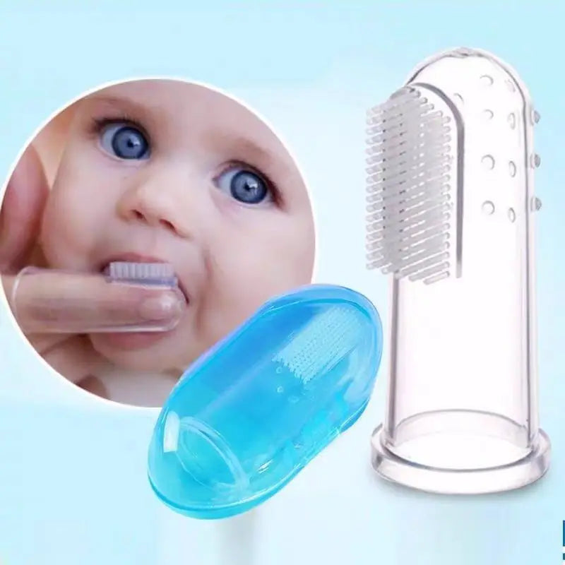 Silicone Finger Toothbrush for Dogs & Cats – Soft Dental Cleaning Tool