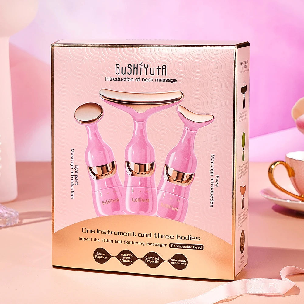 3-in-1 Facial Lifting & Skin Tightening Massager