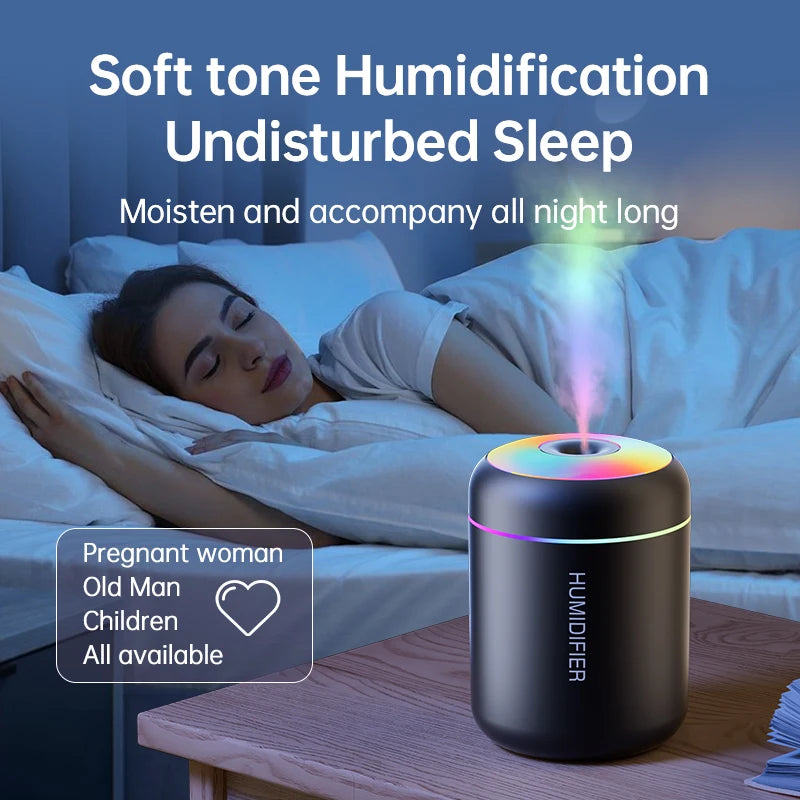 Mini USB Air Humidifier & Aroma Diffuser β 180ml
