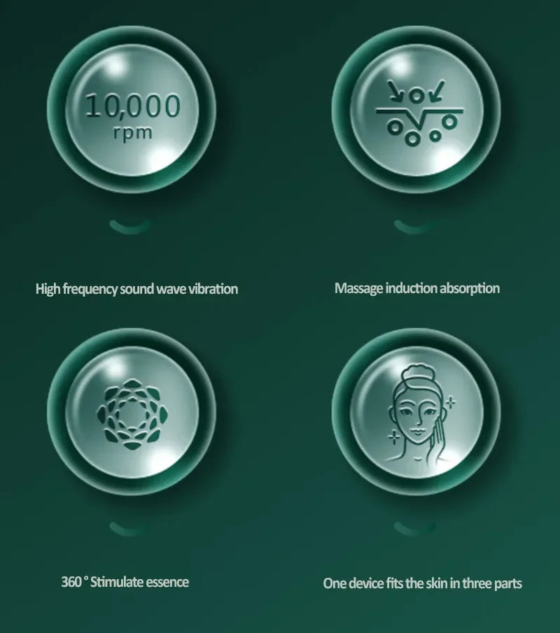 3-in-1 Facial Lifting & Skin Tightening Massager