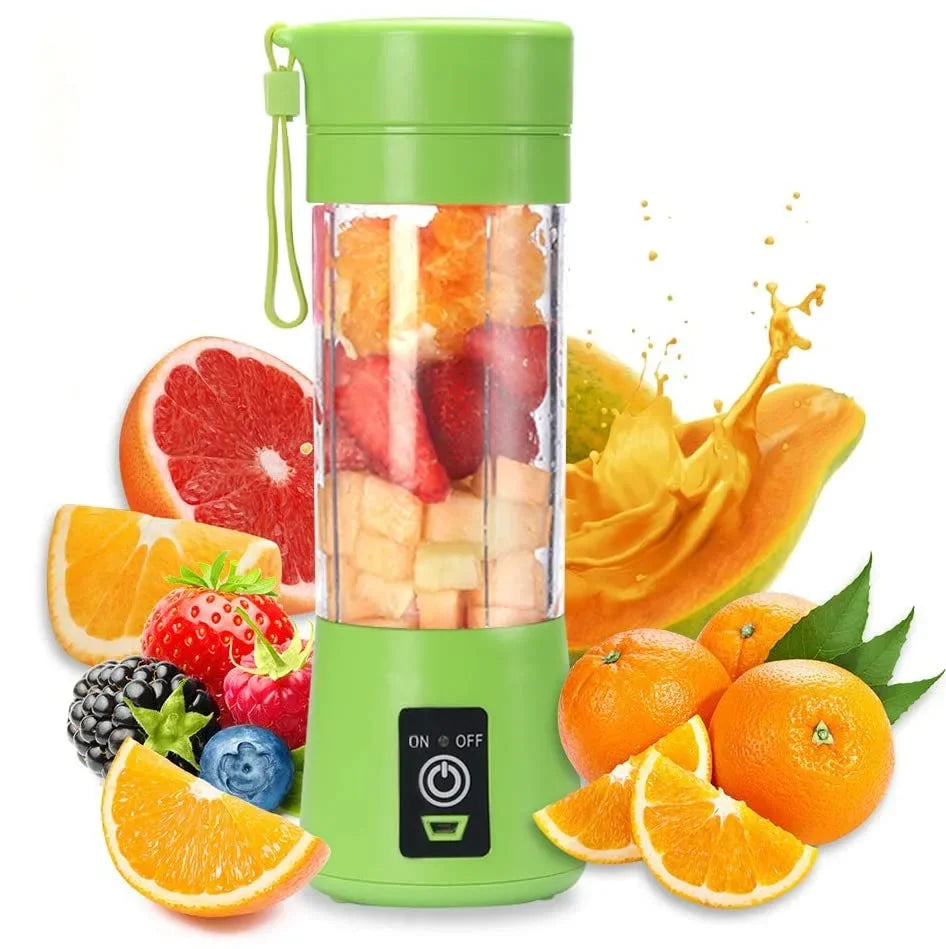 Portable USB Mini Blender β 6-Blade Juicer for Smoothies & Shakes