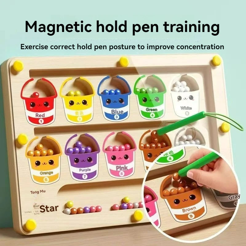 Magnetic Maze Puzzle for Kids β Logic & Focus Training Toy (Ages 3β6)
