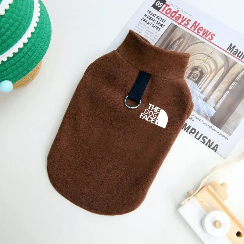 Fleece Dog Sweater β Soft, Warm & Stylish for Small Dogs (Autumn/Winter Wear)