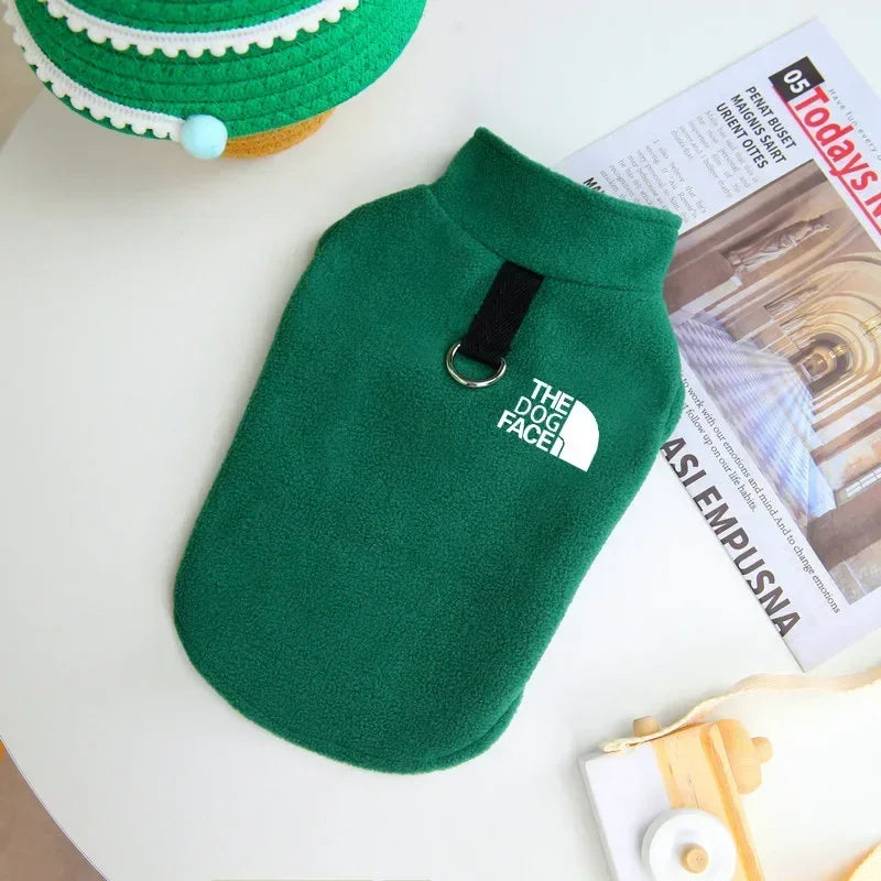 Fleece Dog Sweater β Soft, Warm & Stylish for Small Dogs (Autumn/Winter Wear)