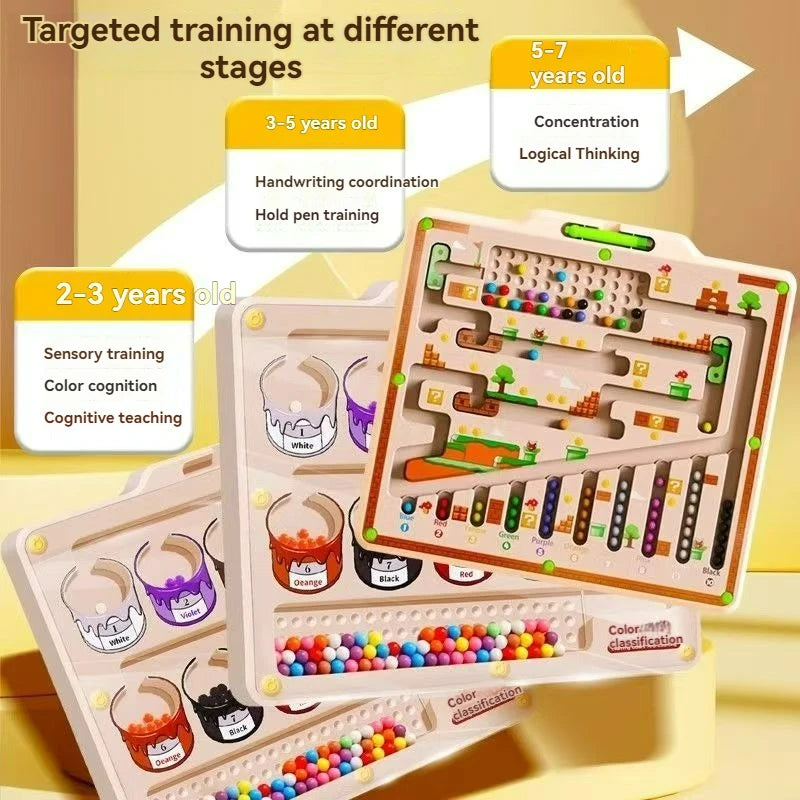 Magnetic Maze Puzzle for Kids β Logic & Focus Training Toy (Ages 3β6)
