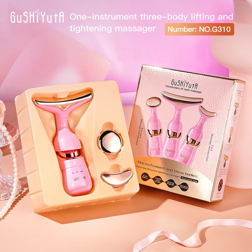3-in-1 Facial Lifting & Skin Tightening Massager