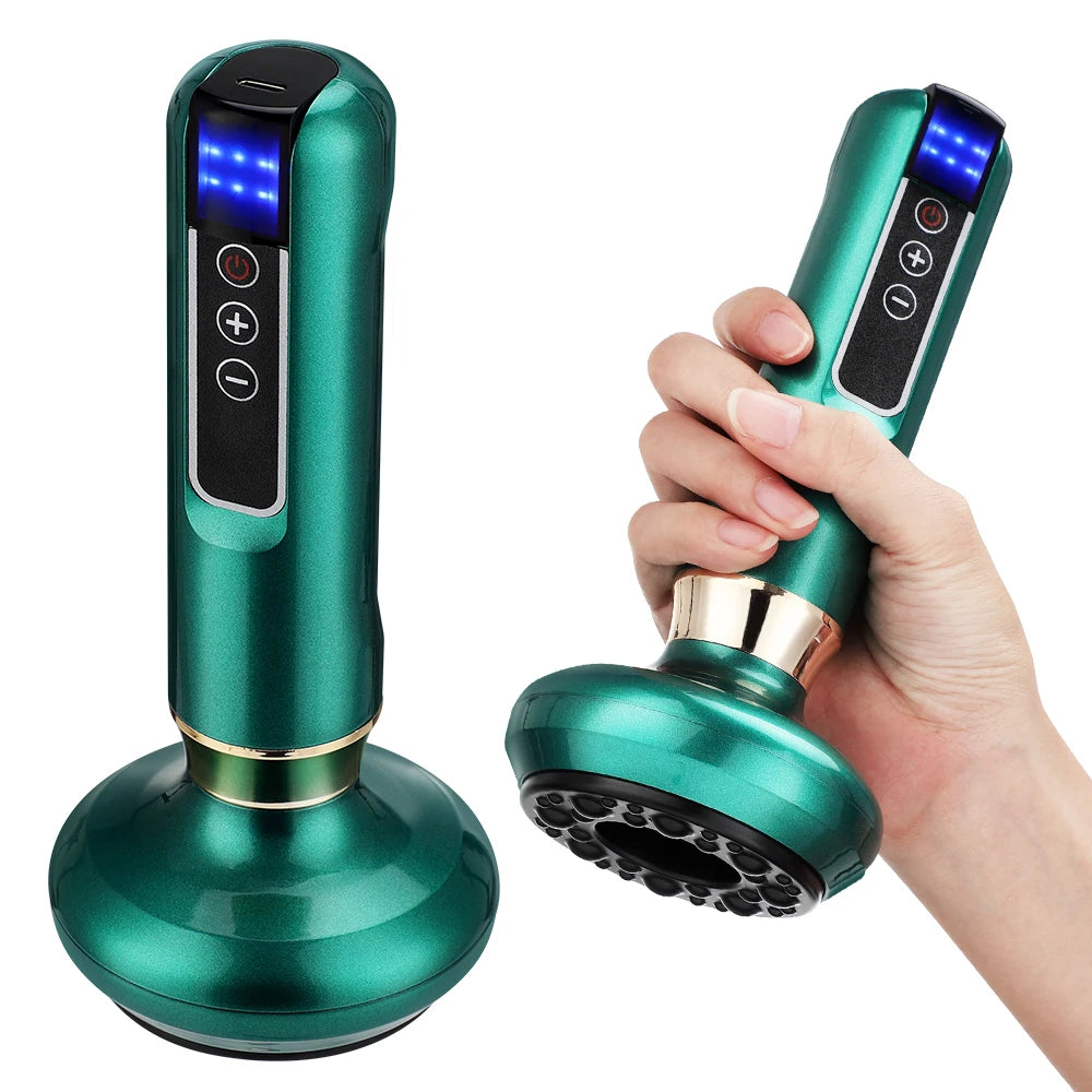Electric Cupping & Gua Sha Massager – Infrared Slimming & Pain Relief Therapy