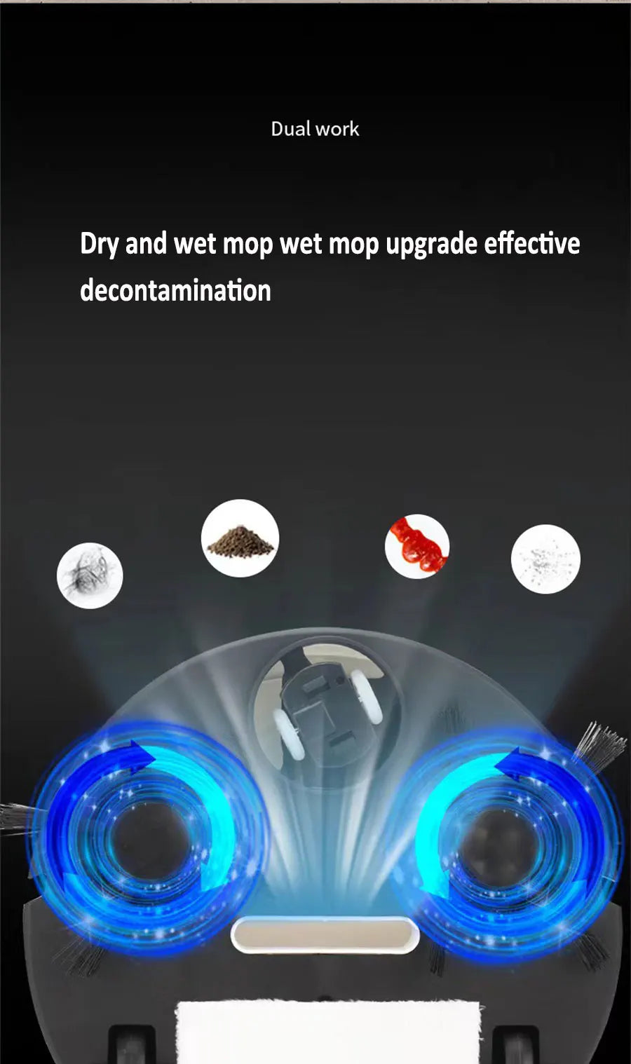 Mini Smart Sweeping Robot β 3-in-1 USB Vacuum Cleaner