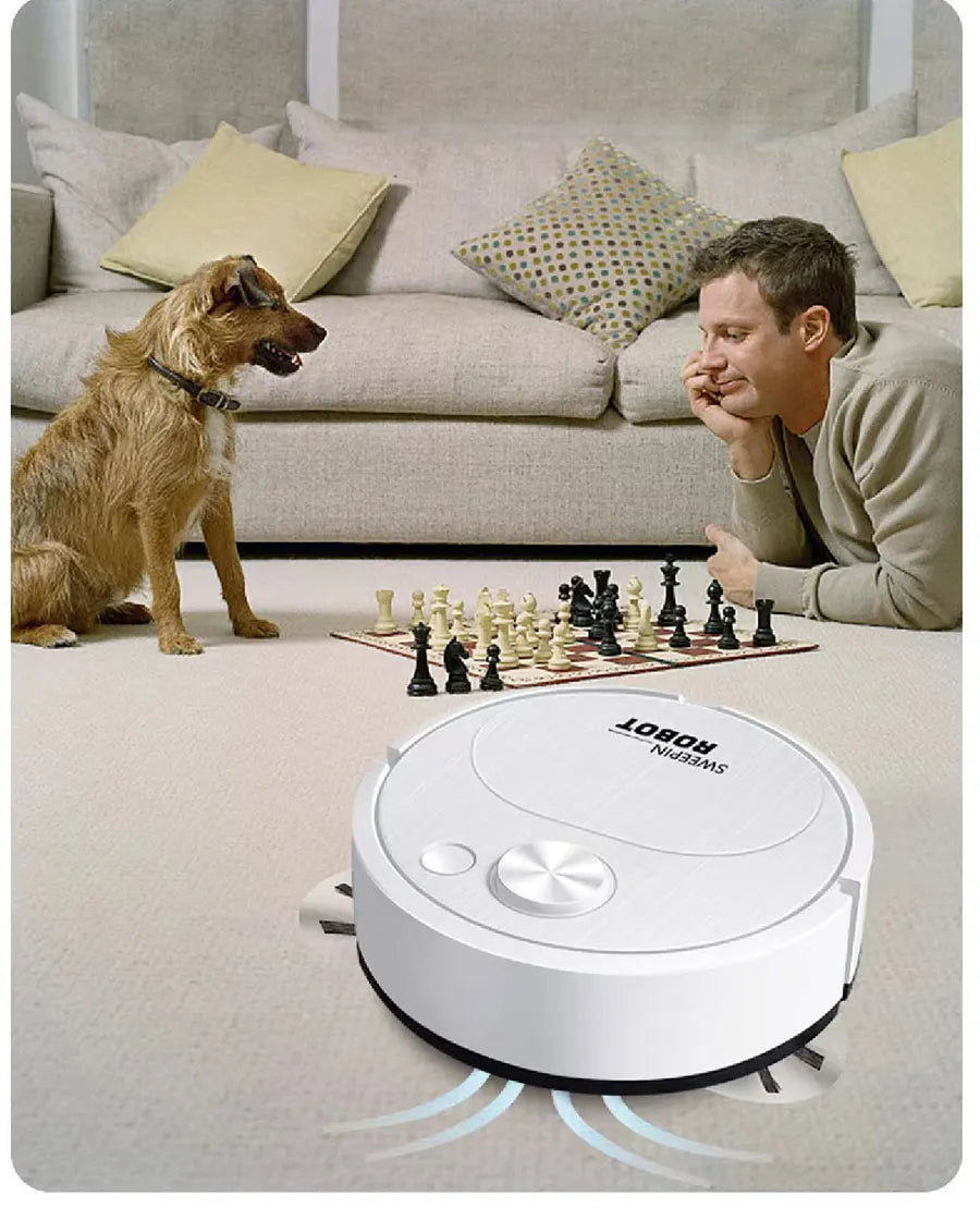 Mini Smart Sweeping Robot β 3-in-1 USB Vacuum Cleaner
