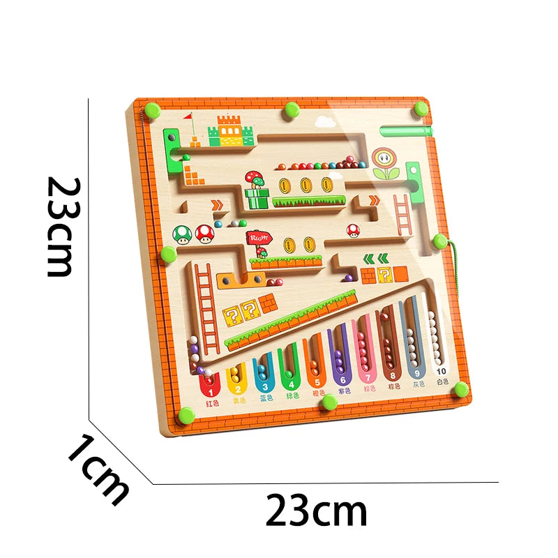 Magnetic Maze Puzzle for Kids β Logic & Focus Training Toy (Ages 3β6)