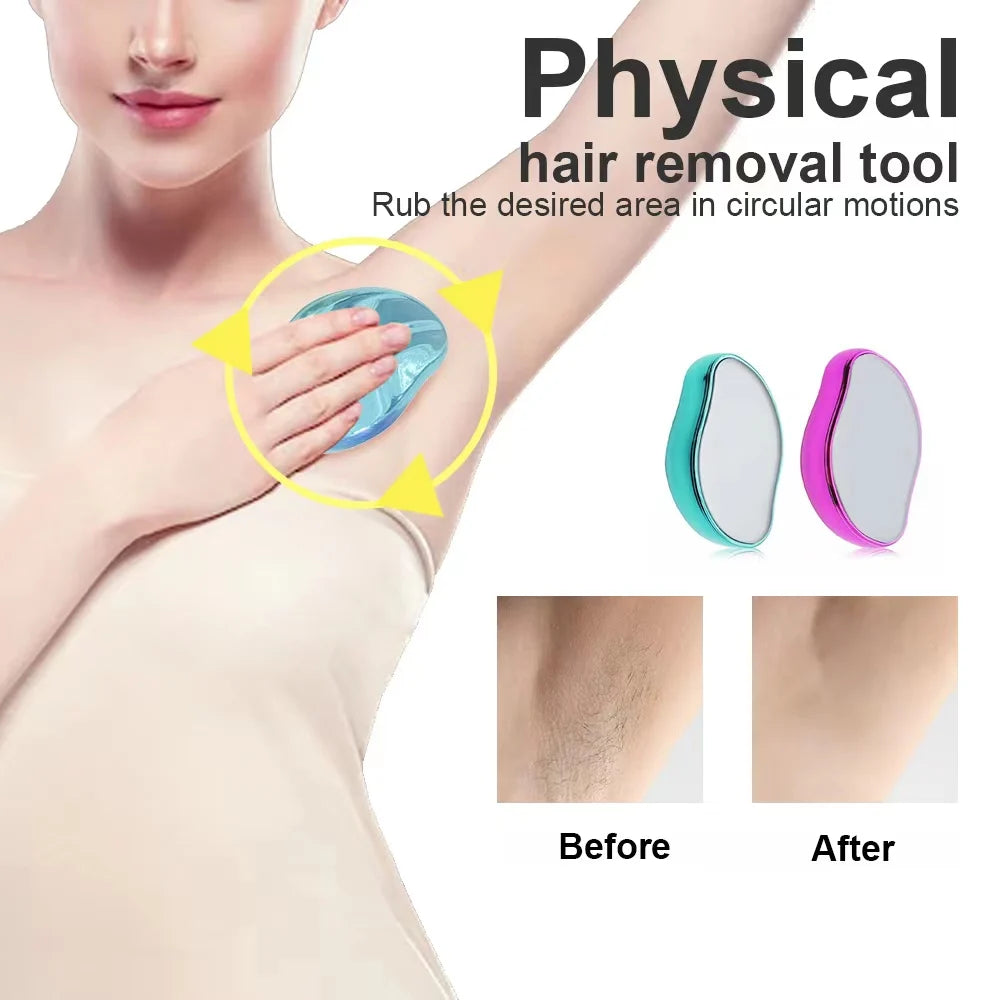 Crystal Hair Eraser – Reusable Physical Hair Removal Tool