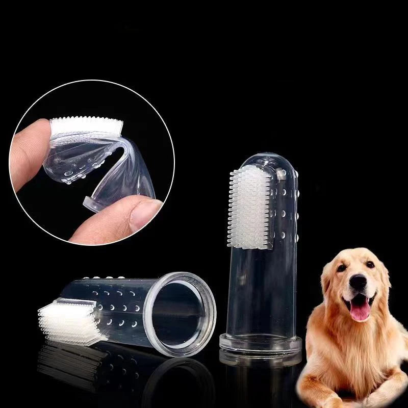 Silicone Finger Toothbrush for Dogs & Cats – Soft Dental Cleaning Tool