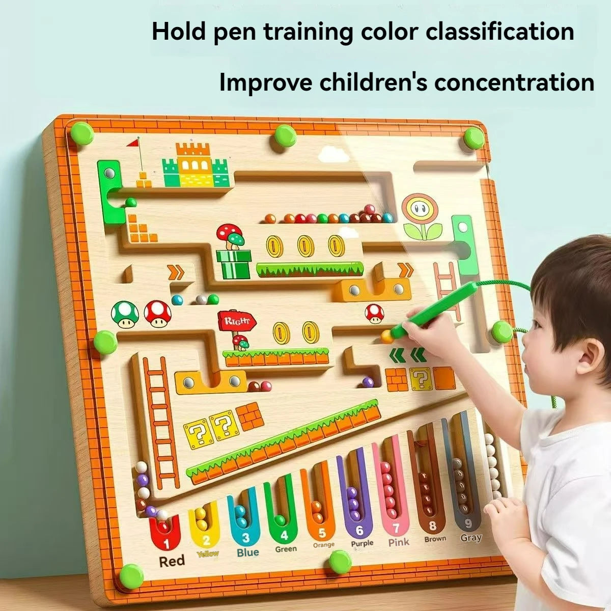 Magnetic Maze Puzzle for Kids β Logic & Focus Training Toy (Ages 3β6)