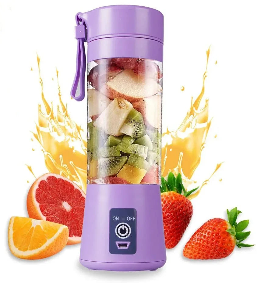 Portable USB Mini Blender β 6-Blade Juicer for Smoothies & Shakes