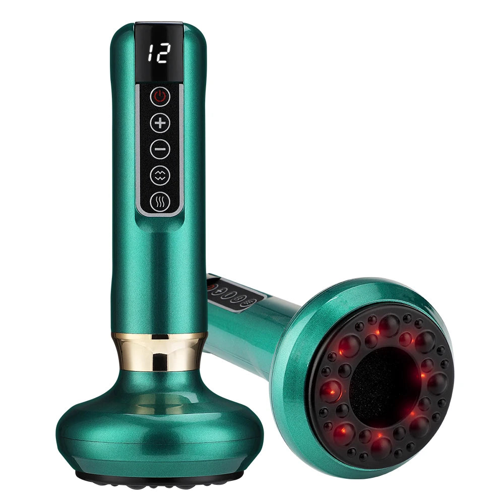 Electric Cupping & Gua Sha Massager – Infrared Slimming & Pain Relief Therapy