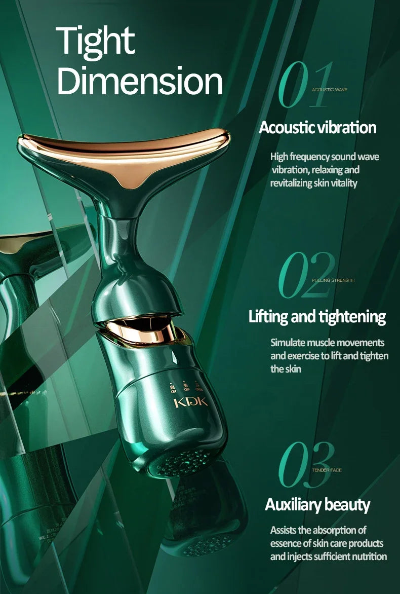 3-in-1 Facial Lifting & Skin Tightening Massager