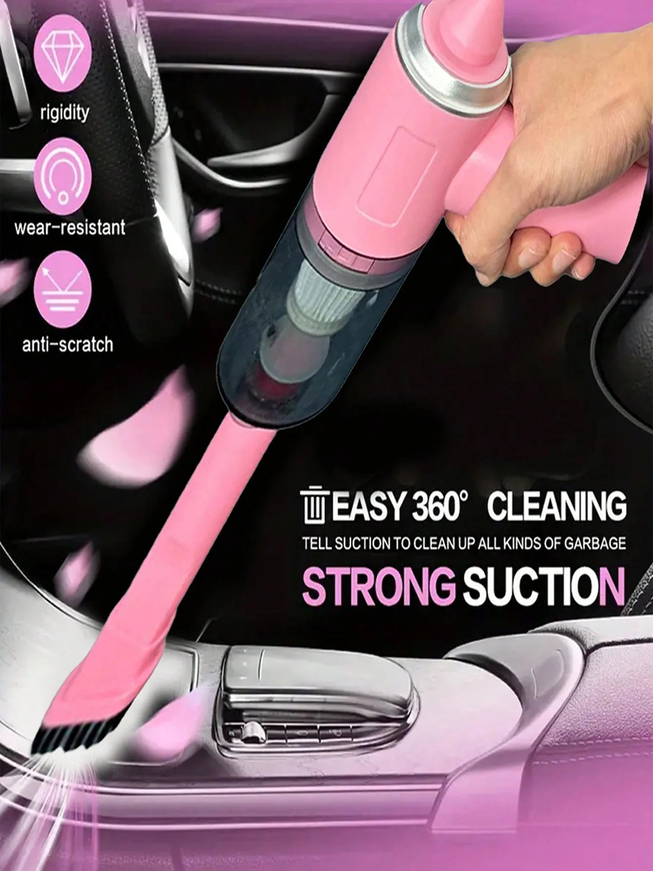 3-in-1 Mini Vacuum Cleaner – Suction & Blowing Combo