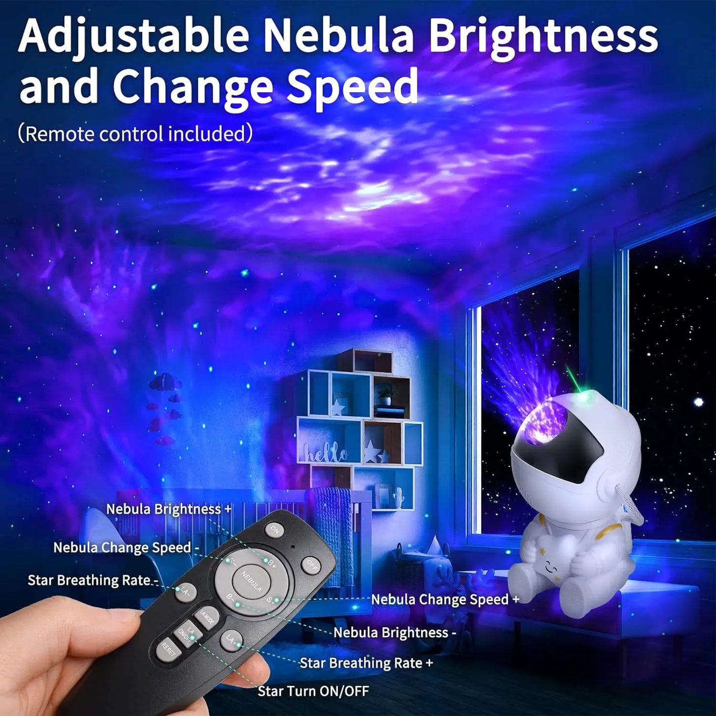 Galaxy Astronaut Projector Lamp