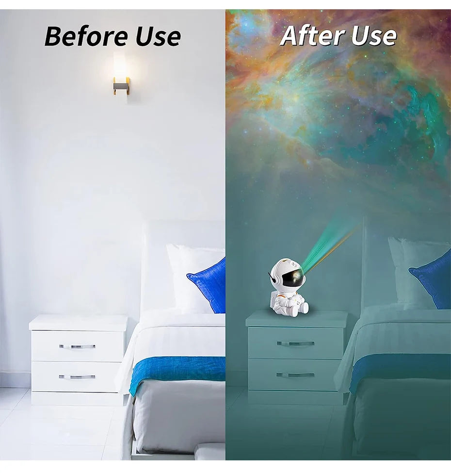 Galaxy Astronaut Projector Lamp