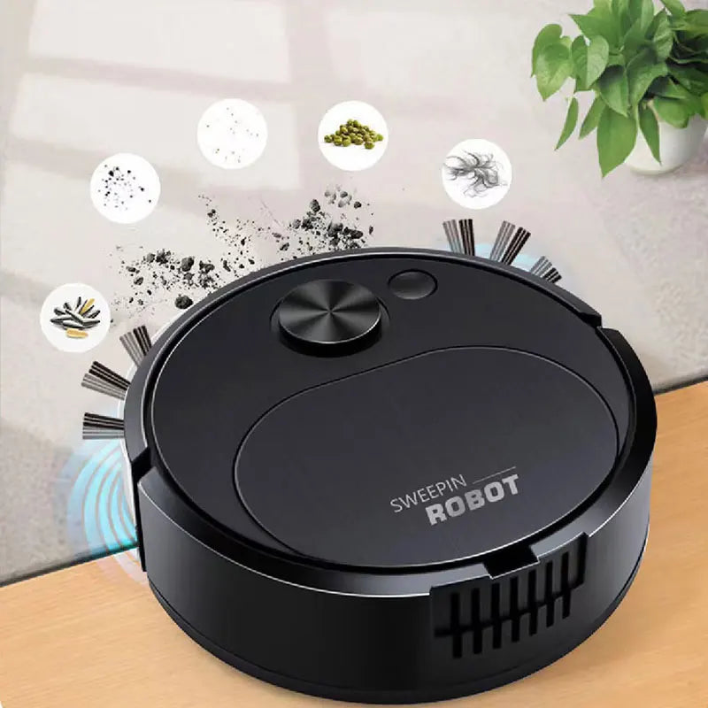 Mini Smart Sweeping Robot β 3-in-1 USB Vacuum Cleaner