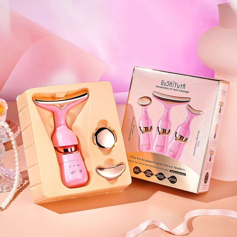 3-in-1 Facial Lifting & Skin Tightening Massager