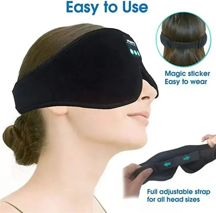 3D Sleep Mask with Bluetooth Headphones β Music + Comfort