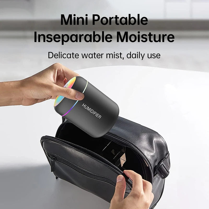 Mini USB Air Humidifier & Aroma Diffuser β 180ml