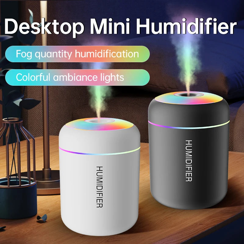 Mini USB Air Humidifier & Aroma Diffuser β 180ml