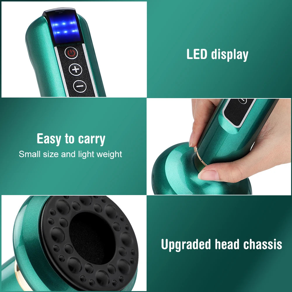 Electric Cupping & Gua Sha Massager – Infrared Slimming & Pain Relief Therapy