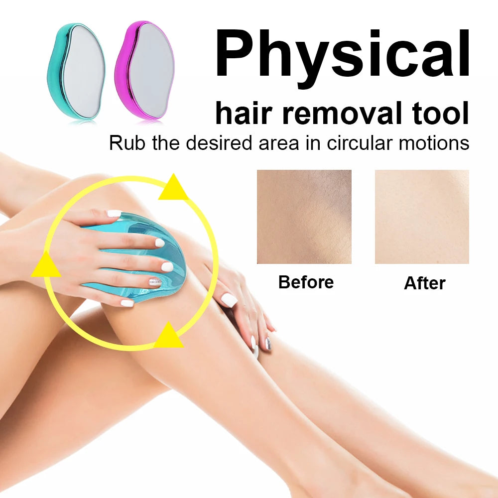 Crystal Hair Eraser – Reusable Physical Hair Removal Tool