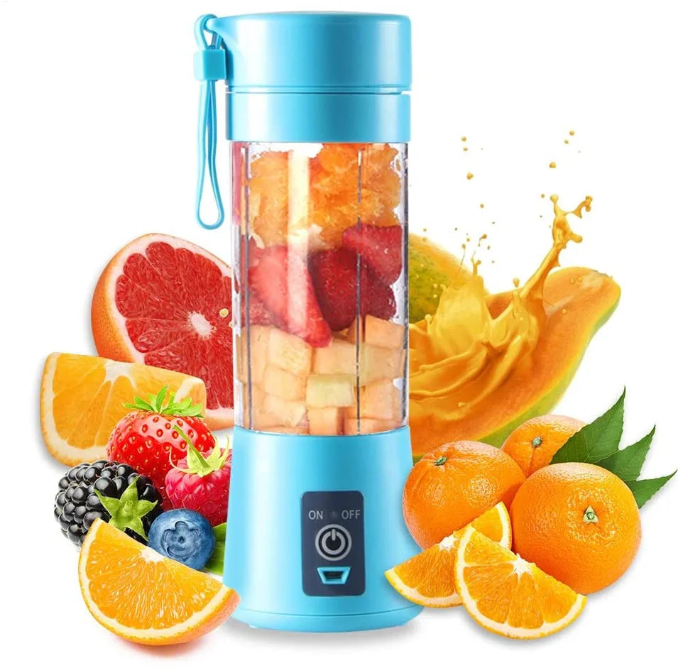 Portable USB Mini Blender β 6-Blade Juicer for Smoothies & Shakes