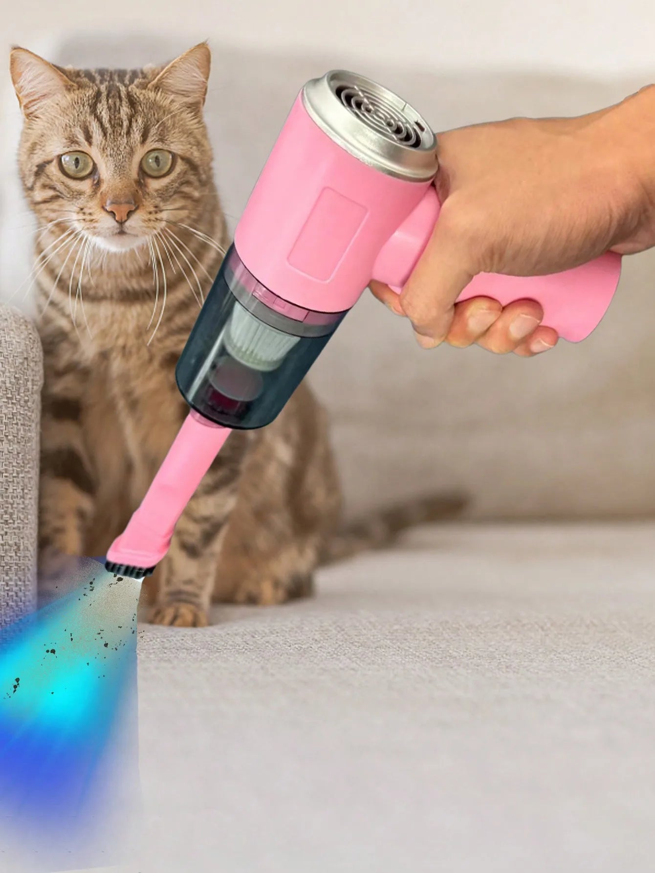 3-in-1 Mini Vacuum Cleaner – Suction & Blowing Combo
