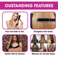 Professional Ceramic Hair Straightener Brush – Fast Heating & Anti-Frizz