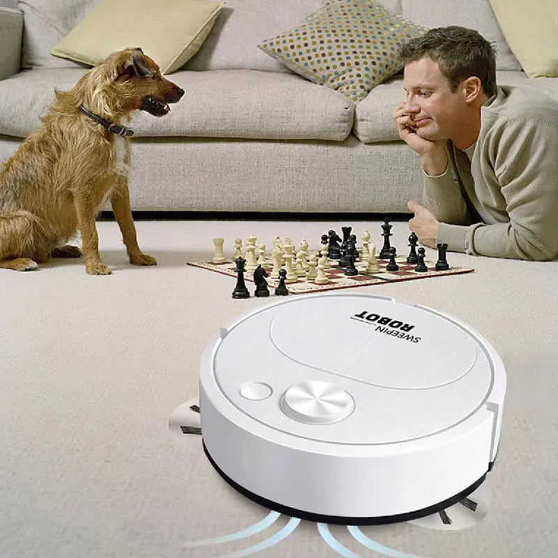 Mini Smart Sweeping Robot – 3-in-1 USB Vacuum Cleaner