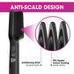 Professional Ceramic Hair Straightener Brush – Fast Heating & Anti-Frizz