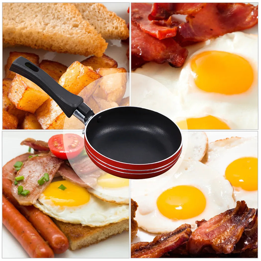 Mini Non-Stick Frying Pan – Stainless Steel Cookware (12cm/14cm/16cm)