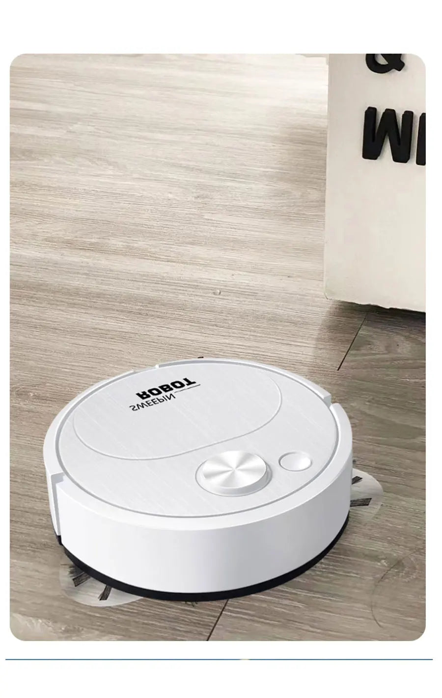 Mini Smart Sweeping Robot – 3-in-1 USB Vacuum Cleaner